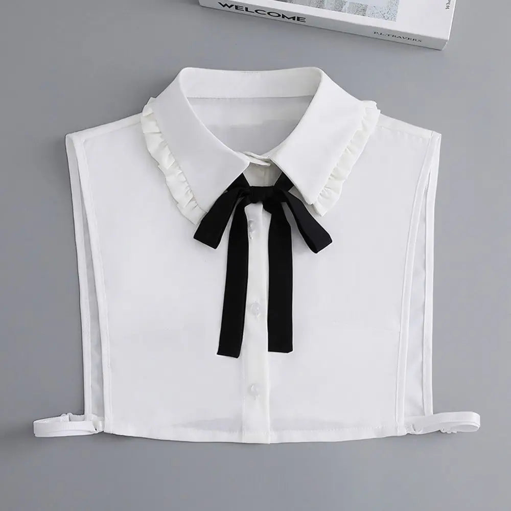 Shirt Women Cotton Fake Collar Classic Detachable Blouse Fashion False Collar Vintage
