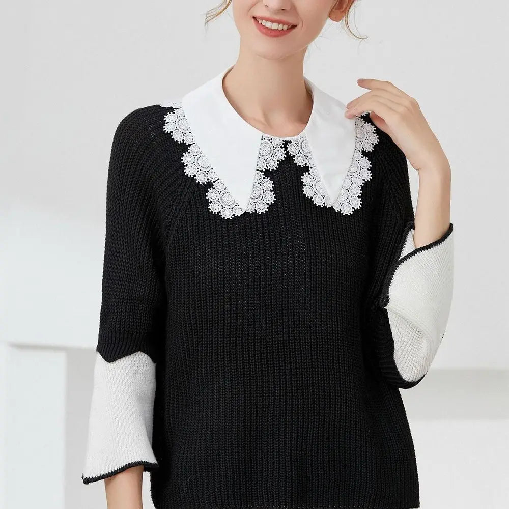 Shirt Women Cotton Fake Collar Classic Detachable Blouse Fashion False Collar Vintage