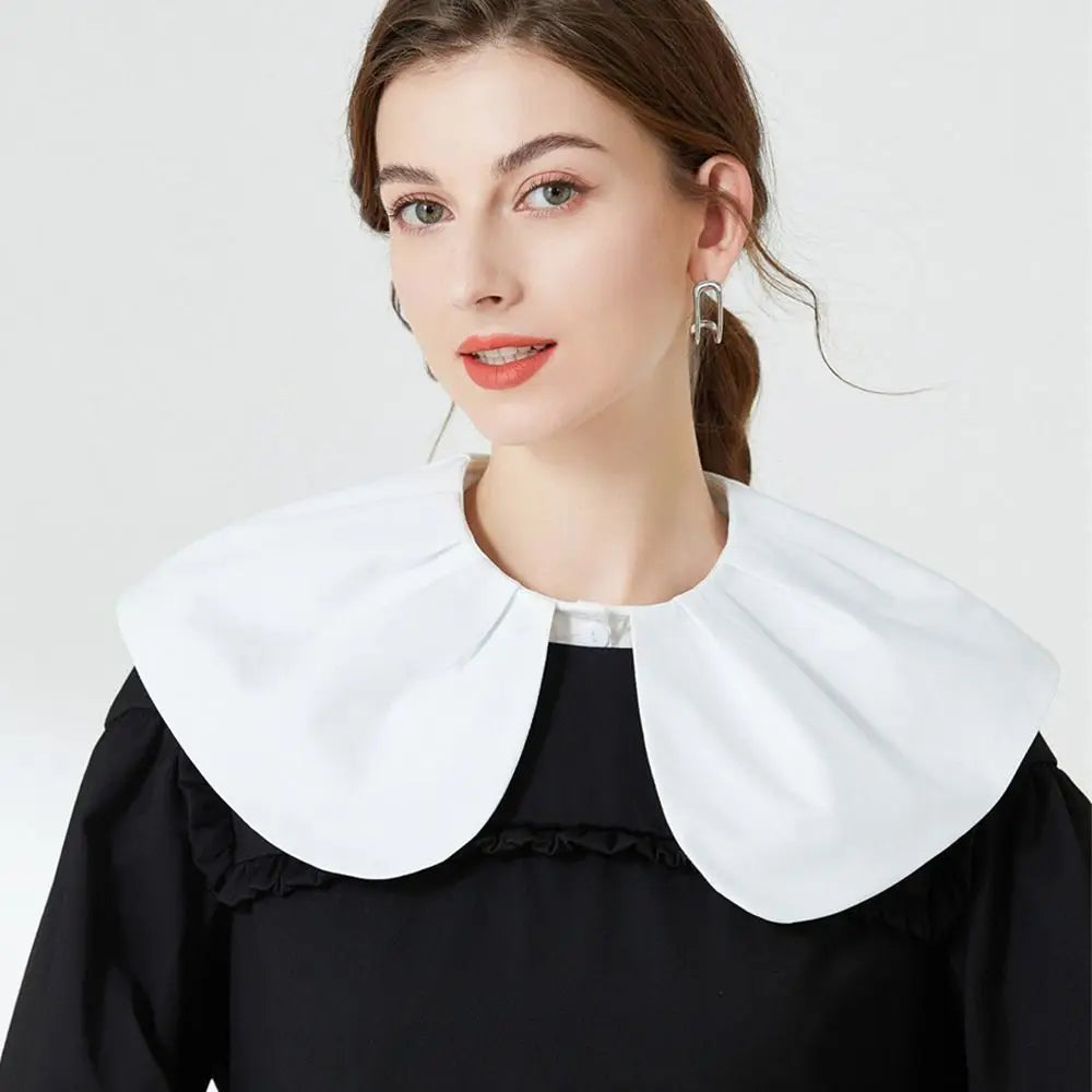 Shirt Women Cotton Fake Collar Classic Detachable Blouse Fashion False Collar Vintage