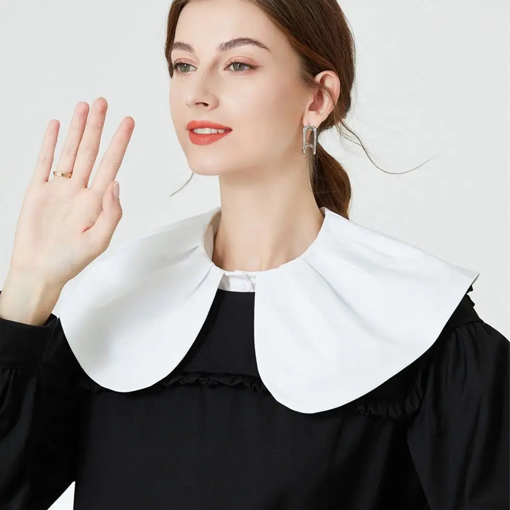 Shirt Women Cotton Fake Collar Classic Detachable Blouse Fashion False Collar Vintage