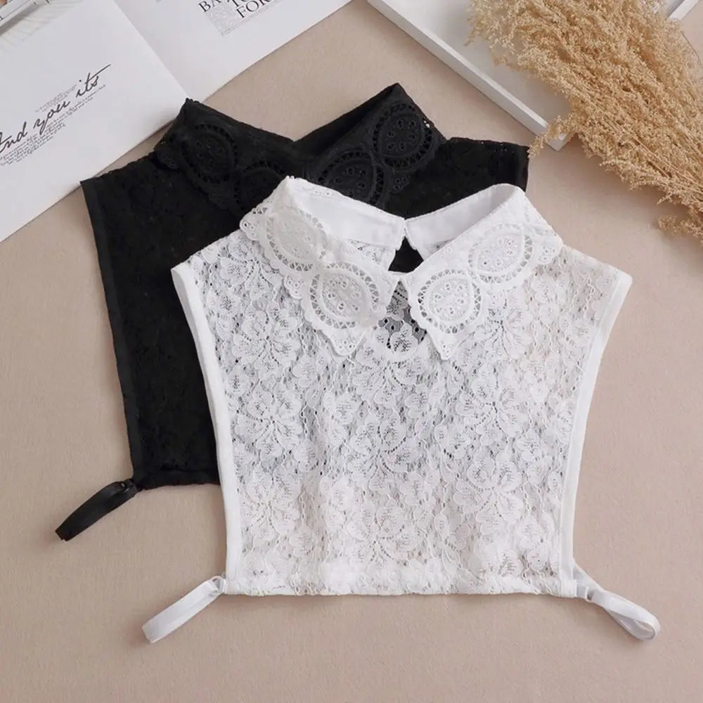 Shirt Women Cotton Fake Collar Classic Detachable Blouse Fashion False Collar Vintage