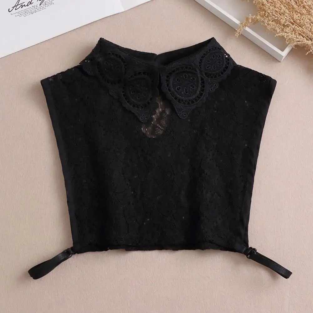 Shirt Women Cotton Fake Collar Classic Detachable Blouse Fashion False Collar Vintage