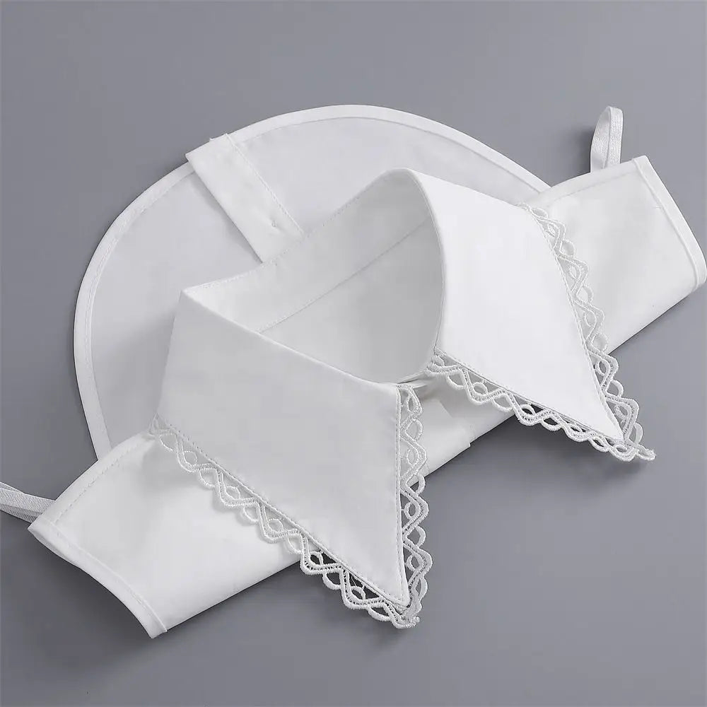 Shirt Women Cotton Fake Collar Classic Detachable Blouse Fashion False Collar Vintage