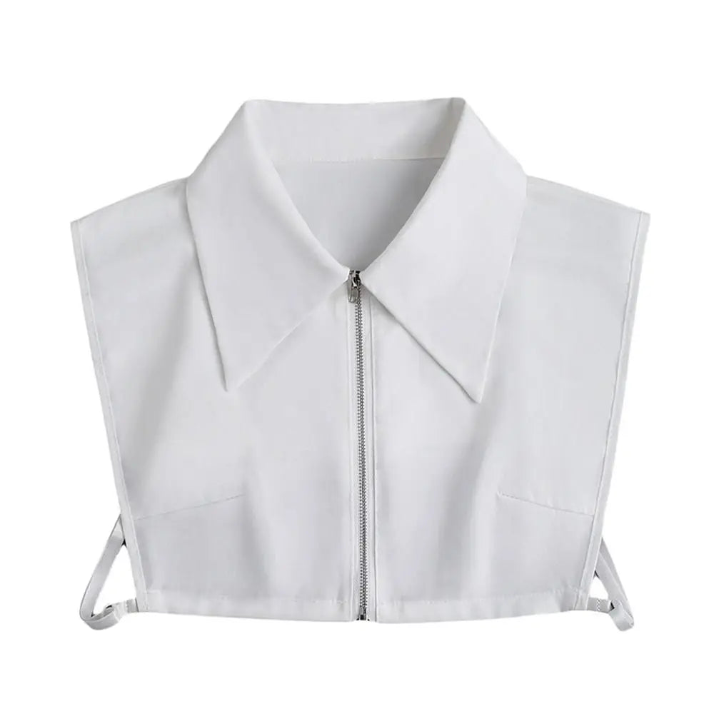 Shirt Women Cotton Fake Collar Classic Detachable Blouse Fashion False Collar Vintage