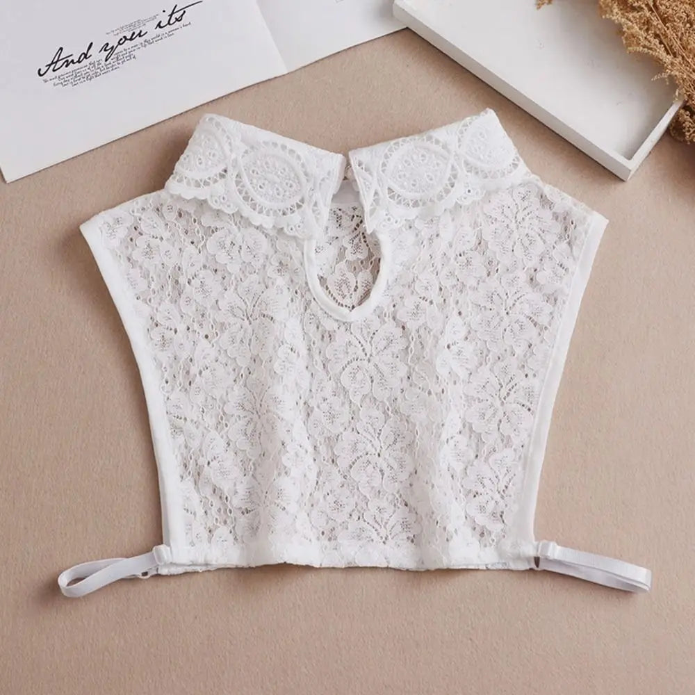 Shirt Women Cotton Fake Collar Classic Detachable Blouse Fashion False Collar Vintage