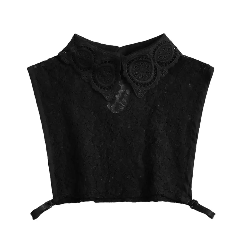 Shirt Women Cotton Fake Collar Classic Detachable Blouse Fashion False Collar Vintage