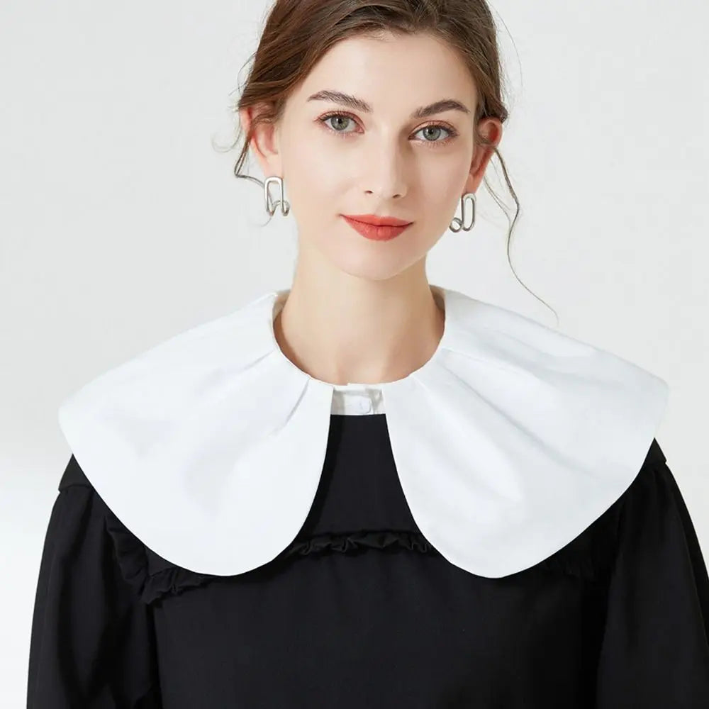 Shirt Women Cotton Fake Collar Classic Detachable Blouse Fashion False Collar Vintage
