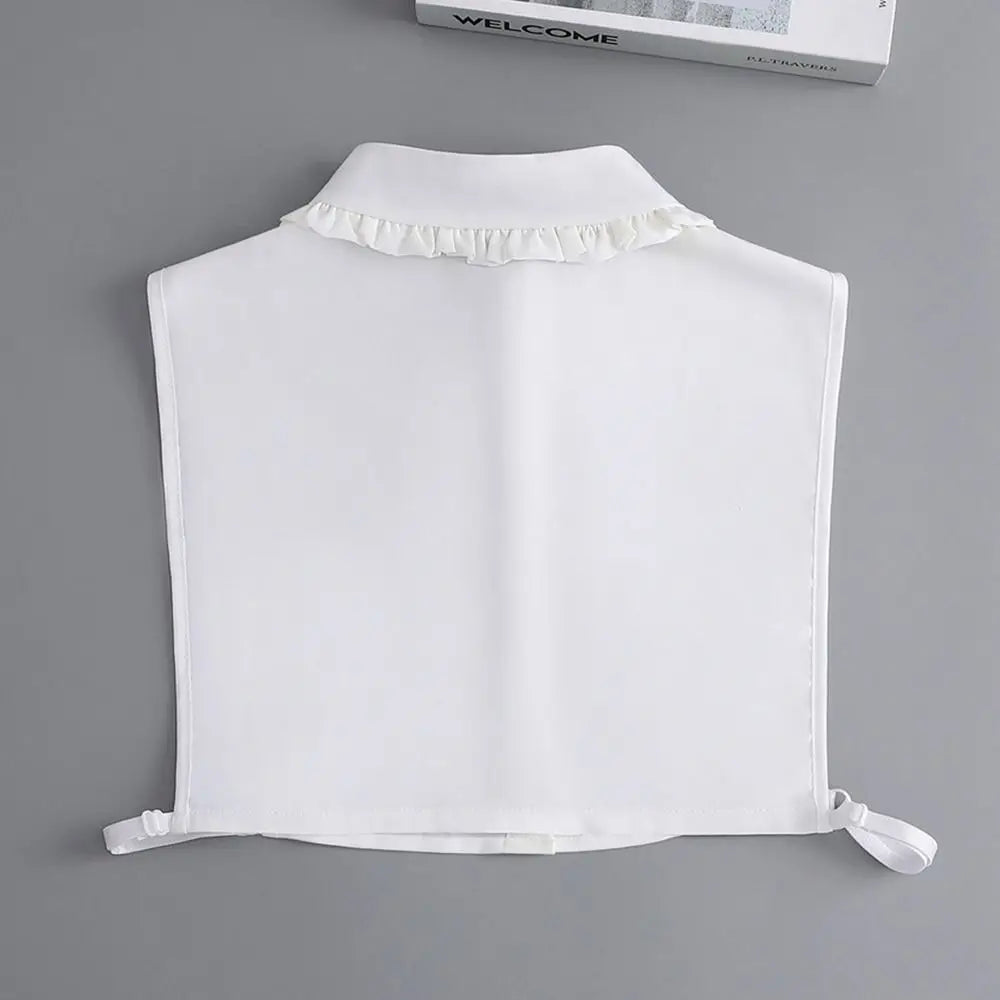 Shirt Women Cotton Fake Collar Classic Detachable Blouse Fashion False Collar Vintage
