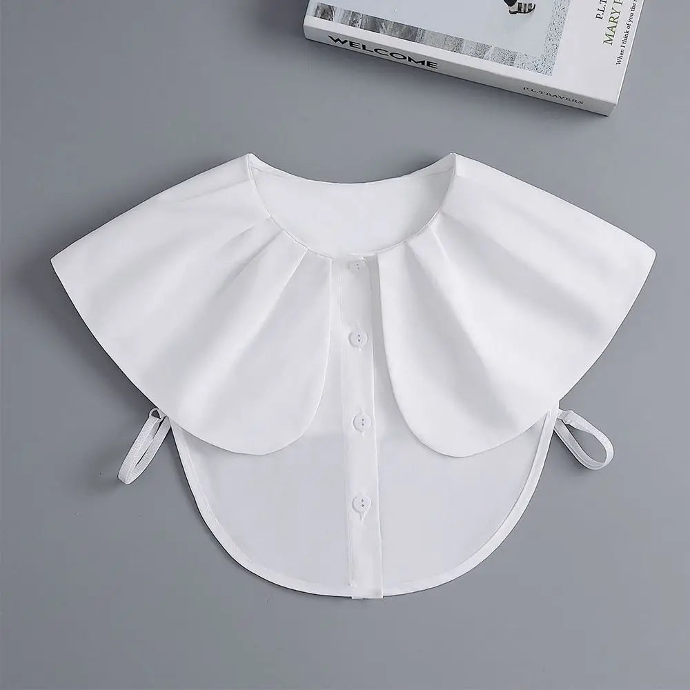 Shirt Women Cotton Fake Collar Classic Detachable Blouse Fashion False Collar Vintage